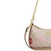 Coach Teri Lips 20 Impression de Lèvres Poignée Amovible Toile Enduite Sac Bandoulière sous le Bras Petit Sacs Femme Beige Multicolore CZ943-IMSAS