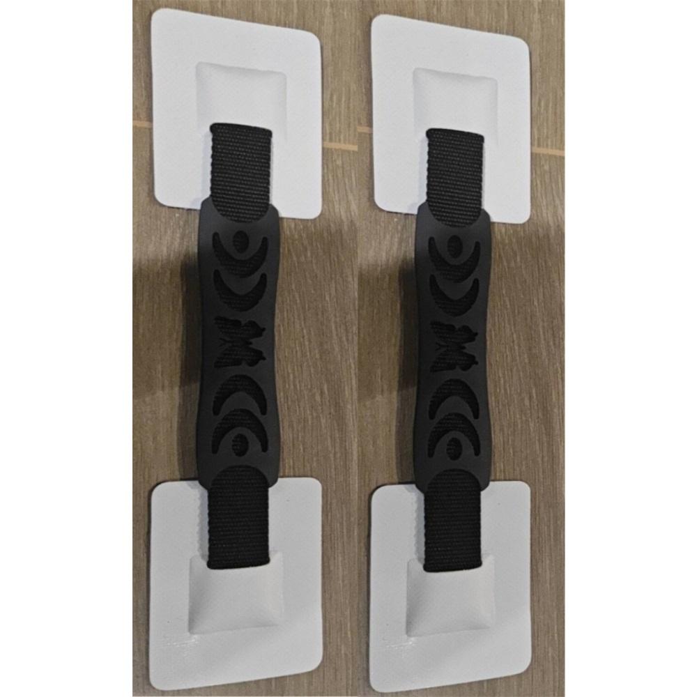 PVC Strap Handle For Inflatable Boats Kayak Seat Strap Handrails PVC & Nylon Handle For Dinghy Canoes Raft And Surfboard, 2 Pieces