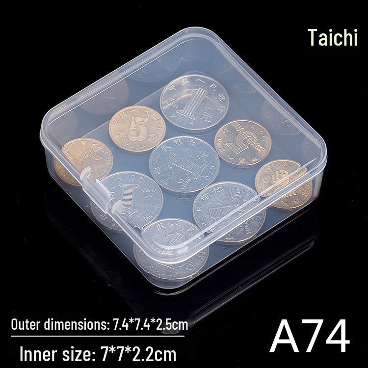 Şeffaf Dikdörtgen PP Plastik Saklama Kutusu, Parça Paketleme İçin Küçük Kare Kap