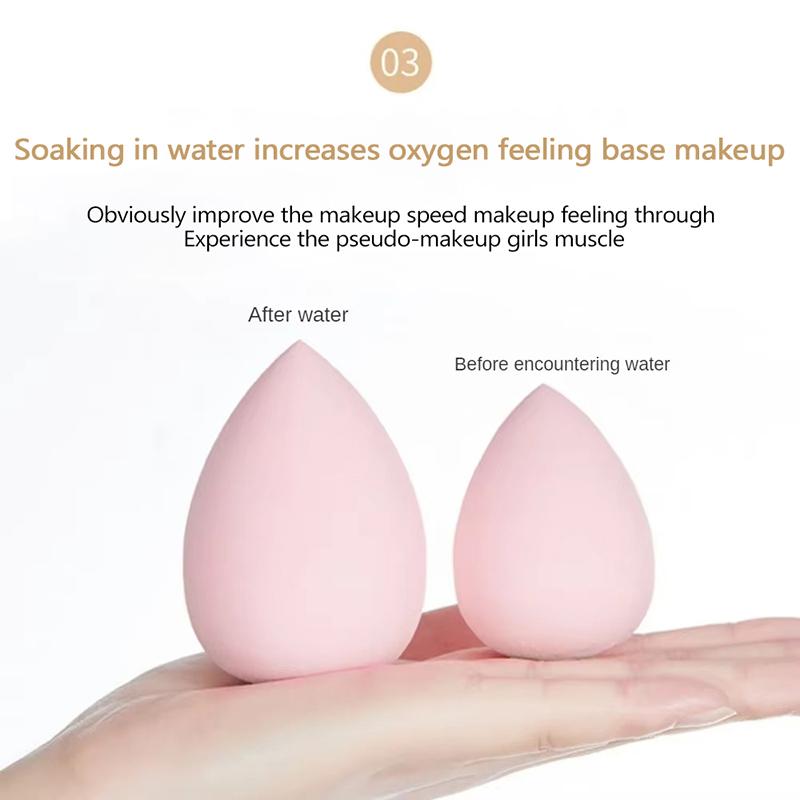 12-Piece All-Purpose Makeup Sponge Set Velvet Triangle Puff Face Finger Puffs Mini Sponge Egg Liquid Foundation Tools Make Up