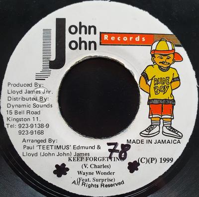 7-Zoll Schallplatte WAYNE WONDER, SURPRISE - Keep Forgetting NONE John John Recor 1999 Jamaika Reggae, Ska & Dub Gebraucht