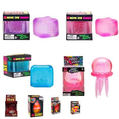 Nee Doh Cubo Morbido Sensoriale, Nice Cube Nice-Sicle Giocattolo Antistress, Fidget da Spremere Antiansia per Rilassamento Quotidiano