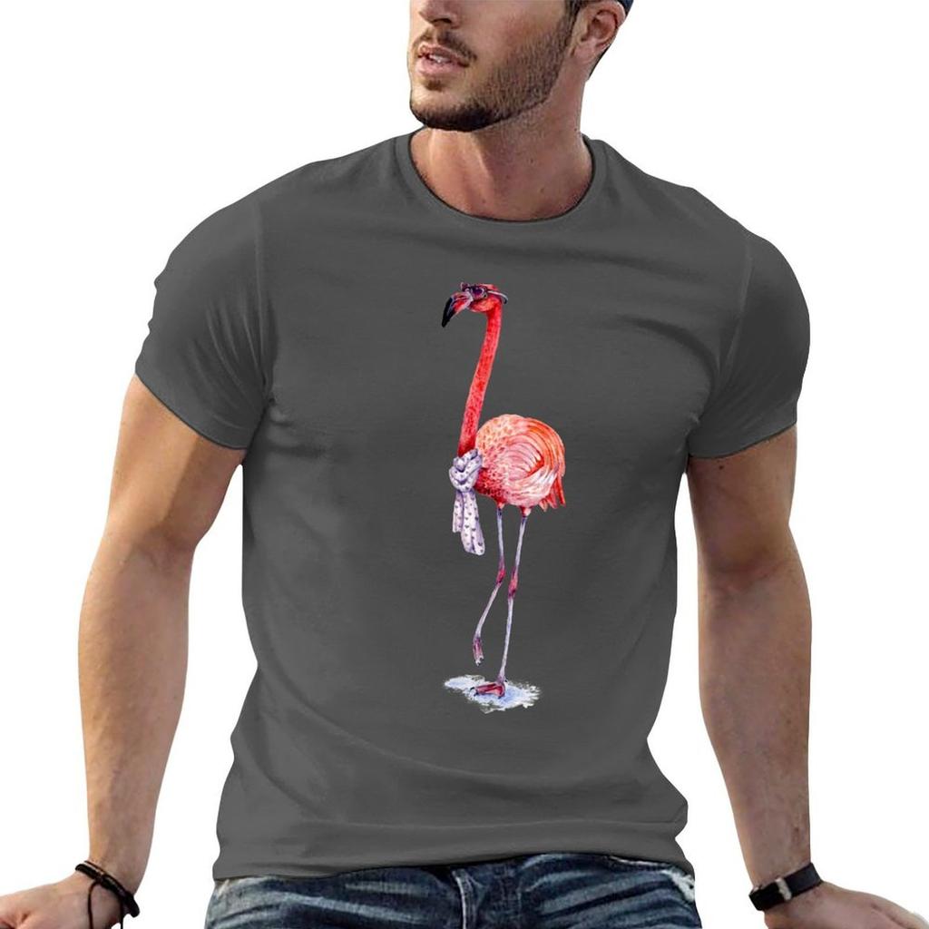 Fashionable Flamingo TShirt T Shirts for Unisex Cotton Funny Cotton Tshirt T Shirts for Unisex Graphic Tees Tshirt