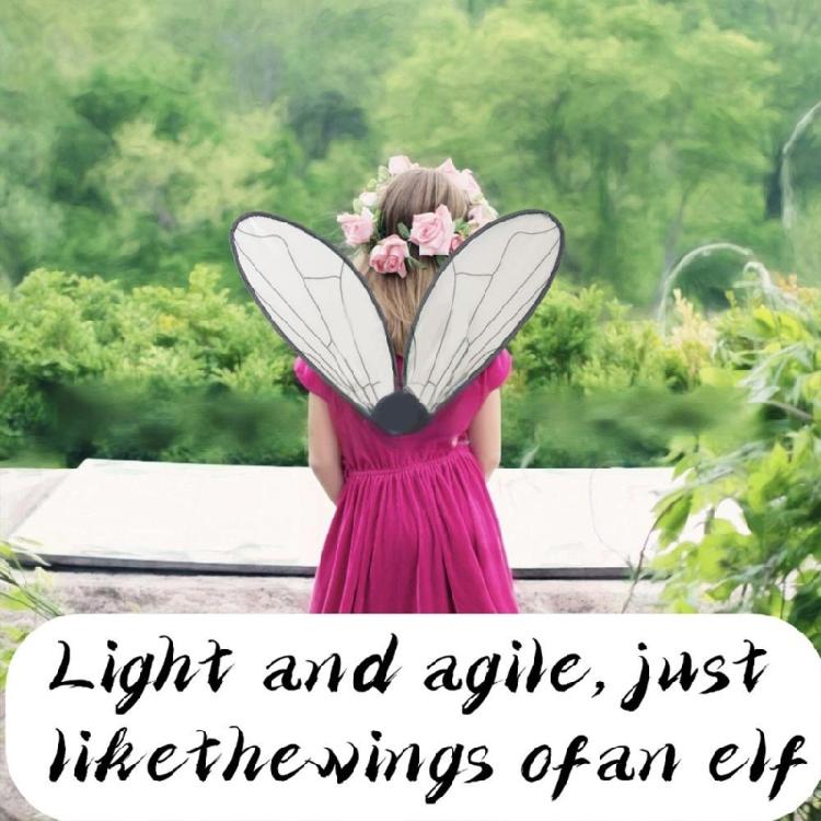 Folding Butterfly Fairys Wing Butterfly Wing Dressing Up Birthday Party Favors Halloween Costume Angel Wing for Women