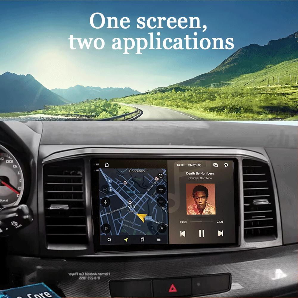 Android 14 video Player For MITSUBISHI LANCER 9 10 X 2008 - 2016 9Inch Car Radio Stereo Audio GPS Carplay Auto Screen