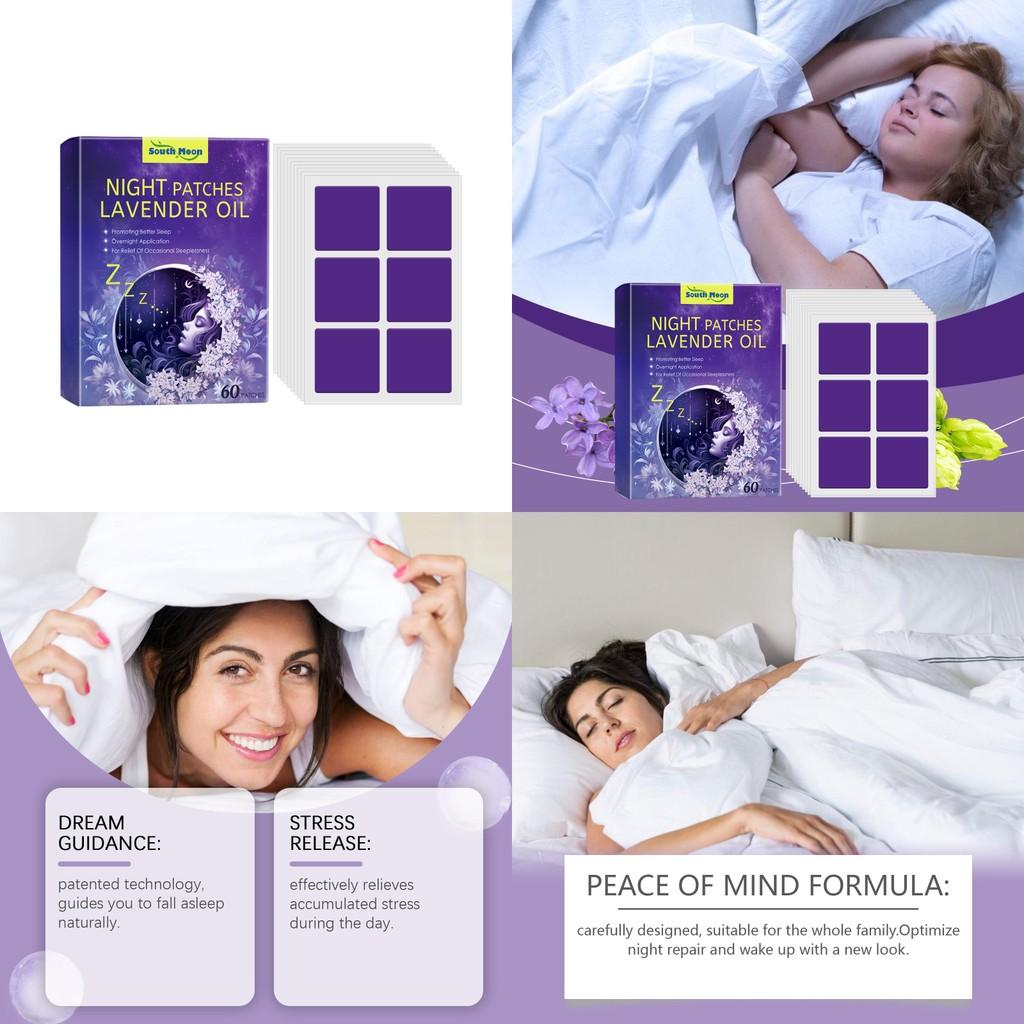 Uklidňující náplasti na spaní s vůní levandule pro relaxační aromaterapeutické noci