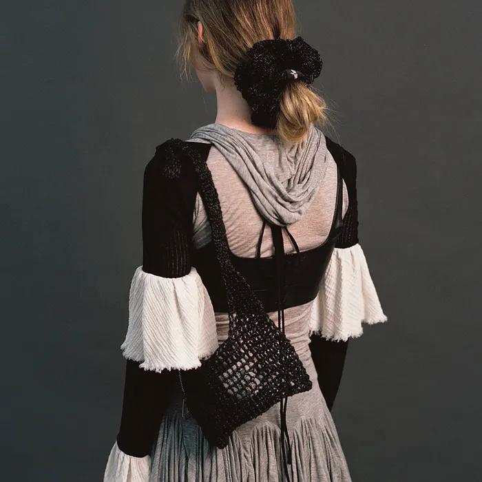 HANDICRAFT NET BAG_BLACK