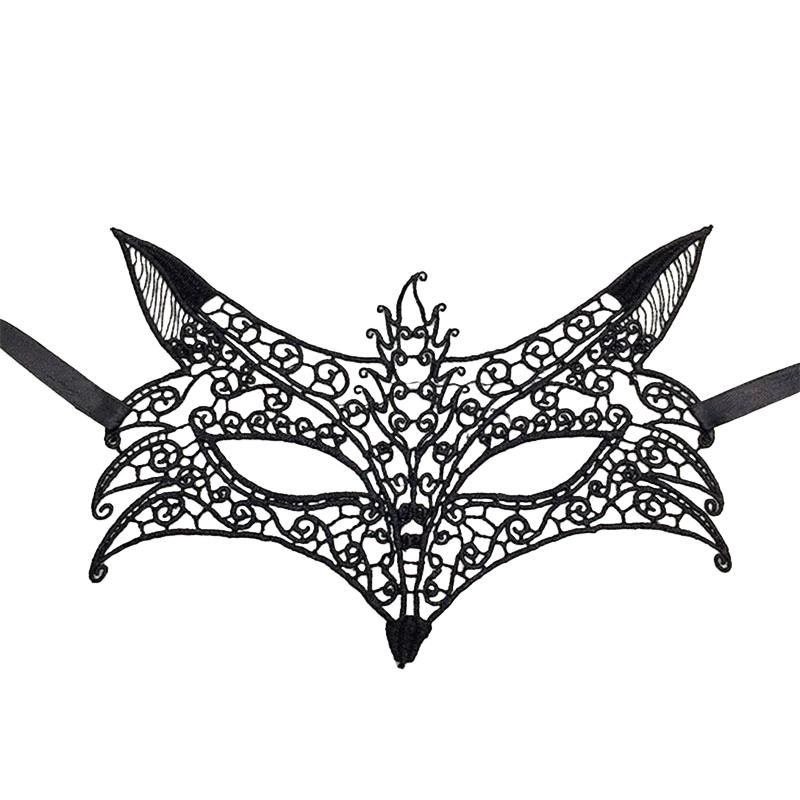 

Мягкая маска для лица с полукружевом, сексуальный макияж, аксессуар для бала, товары для Хэллоуина, Рождество Style B