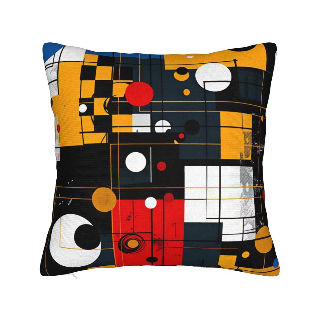 Piet Mondrian Abstract Pop Art 1960s Pillow Cover  Fashion Pillow Case For Office Car Home Decor Print Cushion Cover Gift Idea
