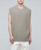 Musinsa Standard Textured Crew Neck Knit Vest [Beige]