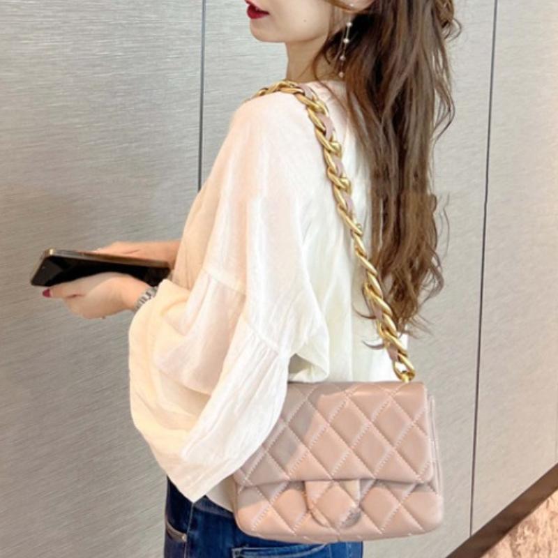 Autumn Vintage Lantern Sleeve White Chiffon Shirt Women Fashion New Elegant Loose Blouse Women Button Up Round Neck Female Blouses 24586