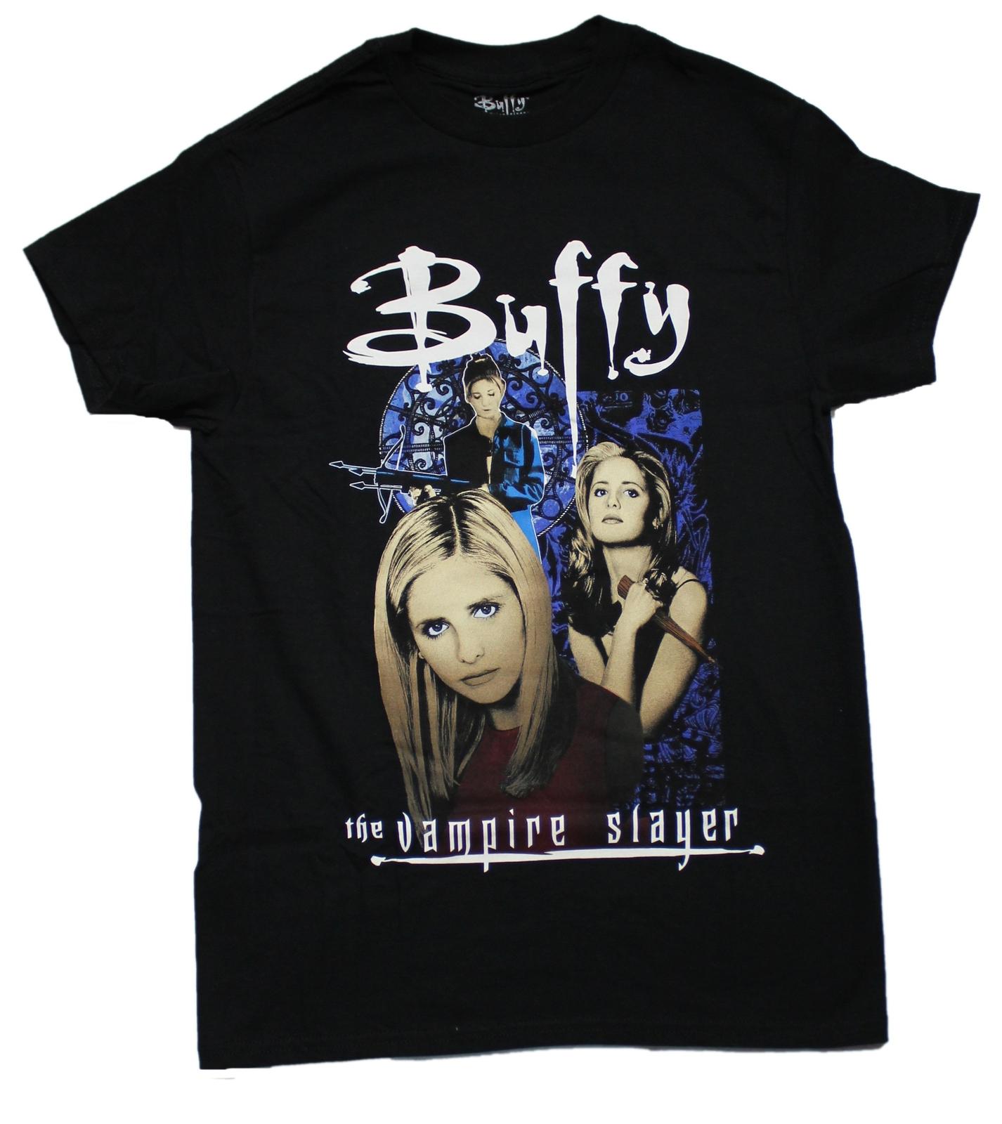 Buffy The Vampire Slayer New Adult T-Shirt - Charcter Collage Logo Image XXXXL