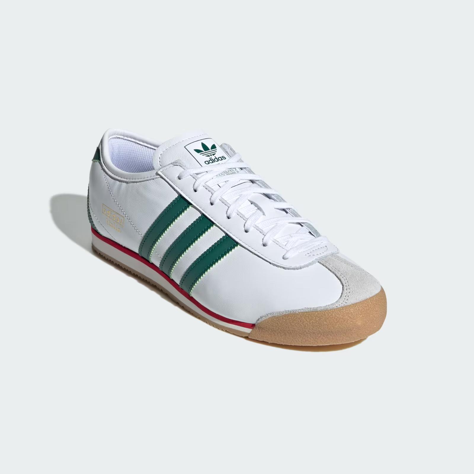 JS1325 adidas Originals Italia 70s Cloud White Collegiate Green Gum (Men s) 10