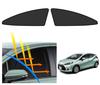 Cortinas de Malha BLUESEATEC para Toyota Aqua Série MX Painéis Laterais Magnéticos UV Bolsa de Armazenamento Fácil para Motorista e Passageiro 2 Peças MXPK10/11/15/16 - Fechamento,