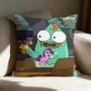 Solar Oopposites Pillow Case Linen Pillow Covers Cover For Couch Living Room Bench Patio Floor Linen Home Decor