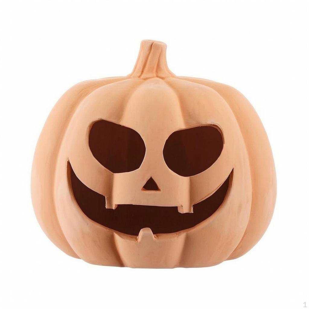 Decoration Lightweight Resin Pumpkin Figurine for Seasonal Party Displays