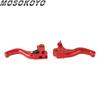 3-Finger Kurzer Bremskupplungshebel Schalthebel CNC-Aluminium Bremssteuerung für Harley Sportster 883 1200 XLH XL Custom Roadster