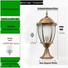 European Style Outdoor Waterproof Pillar Lamp for Villa Entrances and Community Courtyards