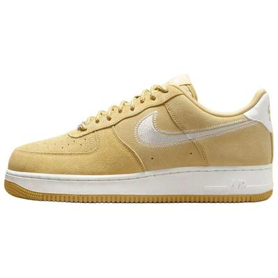 Air Force 1 Low '07 LV8 Buff Gold Sail Embroidered Swoosh Sneakers HJ4465-700