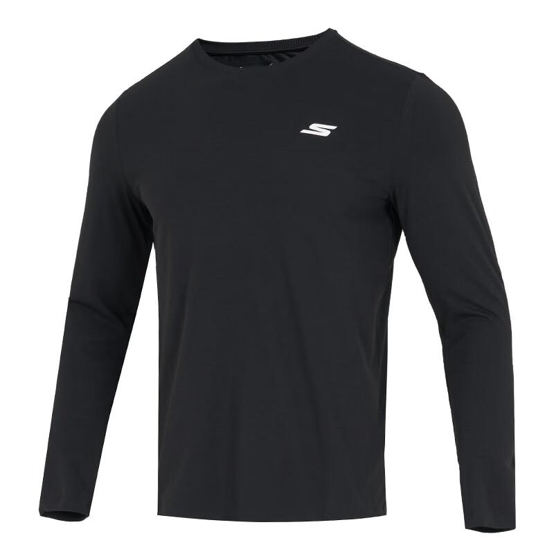 Skechers Fashion Sports Casual Breathable Long Sleeve T-Shirt Men tops P225M287-03K8 S