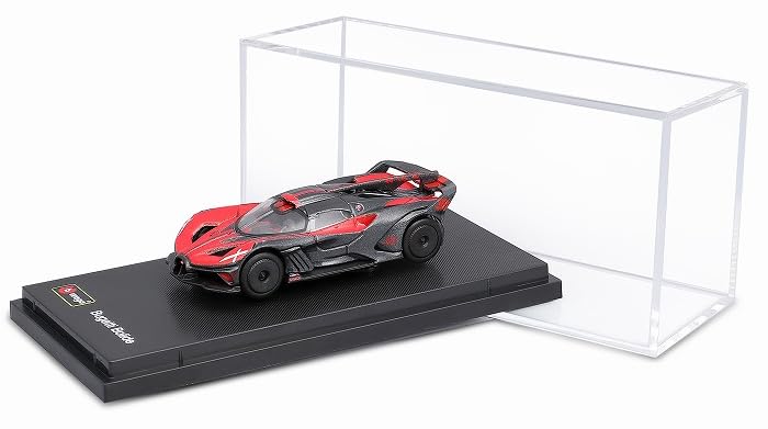 Kyosho Bburago Bugatti Bolide Finished Model BUR59131R 1/64 Red/Grey