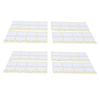 200Pcs Double Sided Tape for Acoustic Foam Panels Sheets Heavy Duty Removable Wall Mounting Squares Strong Adhesive Transparent Putty Clear Sticker