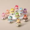 Random One Cartoon Cute Cake Coffee Cup Labubu Dolls Car Resin Ornaments Desktop Home Decoration Dollhouse Toy Accessories Gifts