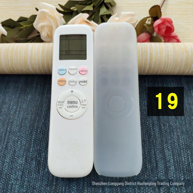Funda protectora de silicona transparente para control remoto, antipolvo y anticaídas, para aire acondicionado, TV y decodificador