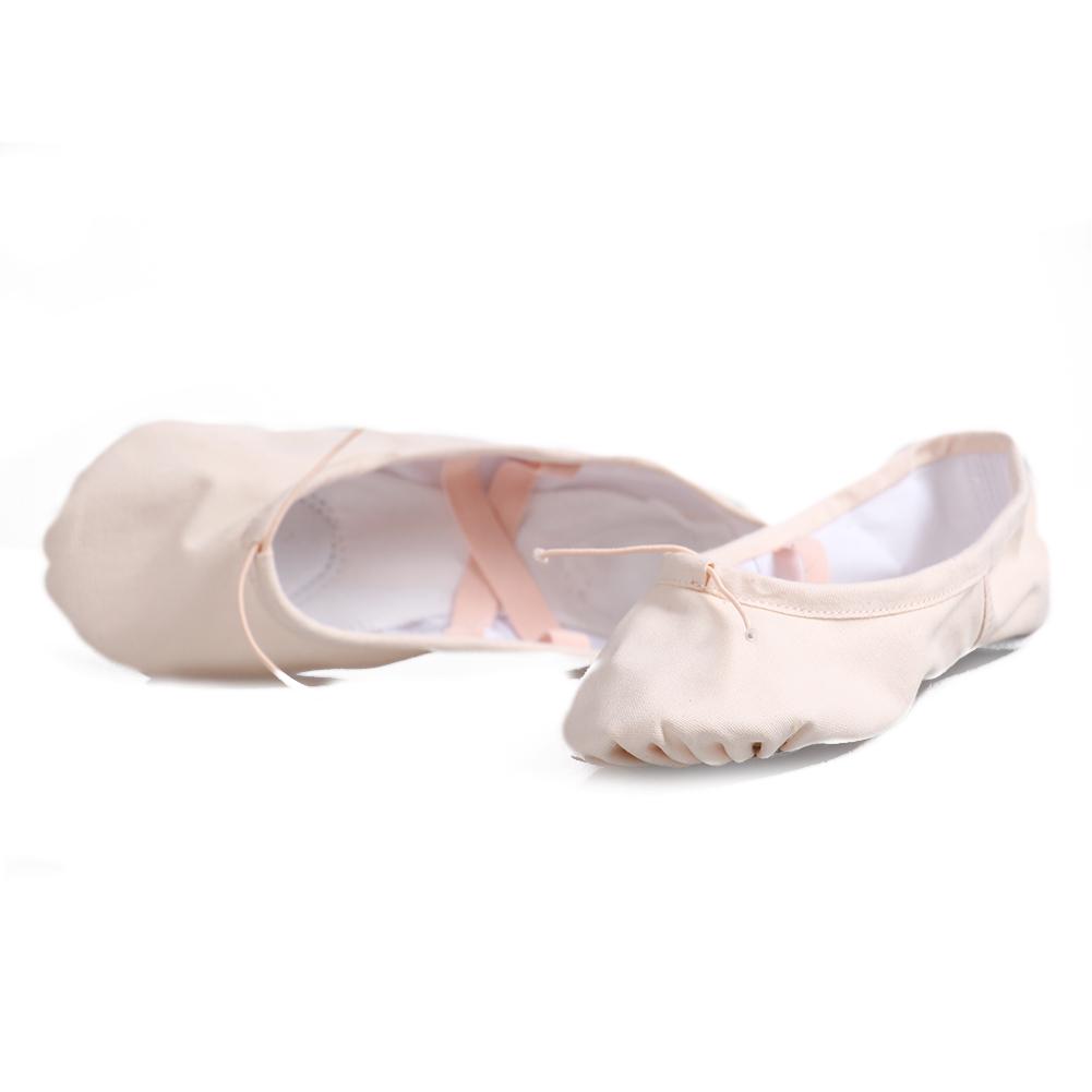 Girls Canvas Ballet Shoes/Ballet Slipper/Dance Shoe/Yoga Shoes Split Sole Flats