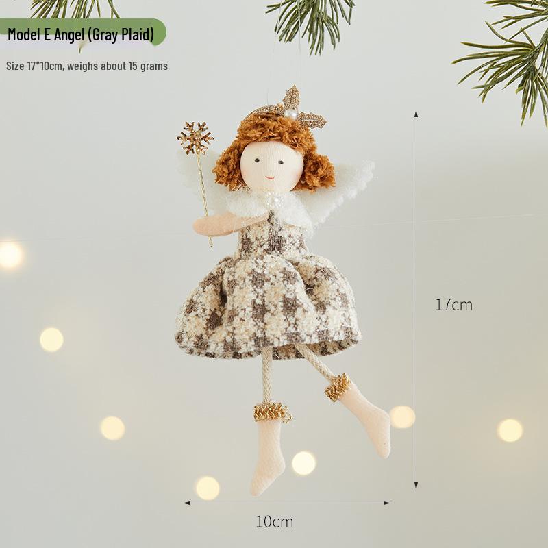 2026 Red Angel Christmas Window Pendant Decoration