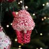 Shatterproof Xmas Tree Hanging Pendant Santa Claus Snowman Pendant Hanging Ornament  Party