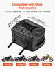 Motorcycle Tail Bag, 22-34 L Expandable Motorcycle Rear Seat Bag with Waterproof Rain Cover, Outdoor Sports Motorbike Luggage Storage Backpack Handbag