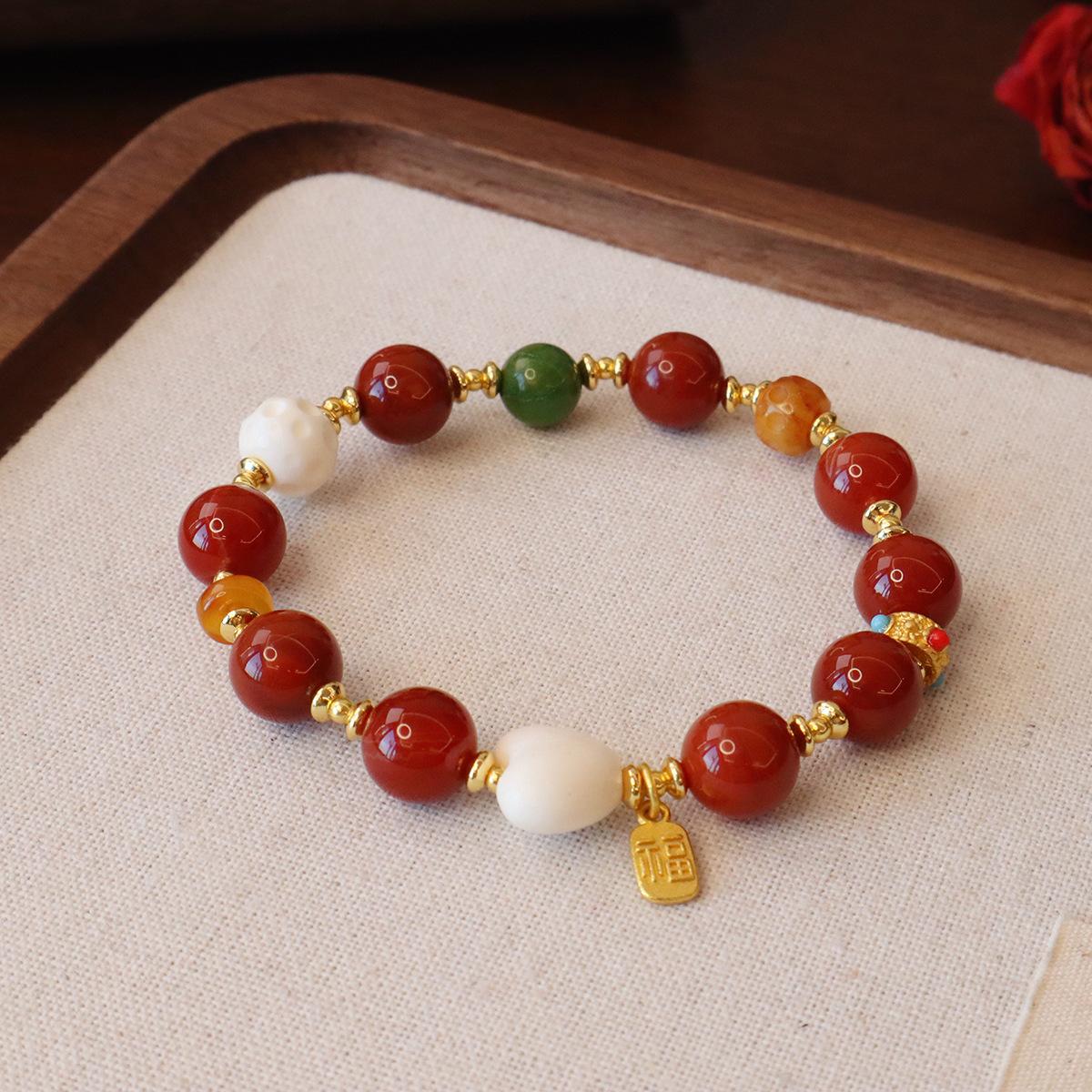 

Onyx beaded braceletfashion women daily jewelry gift