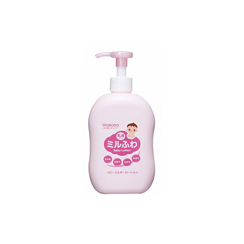 Wakodo Milfuwa Low Irritation Baby Milky Lotion Pump Type 300mL