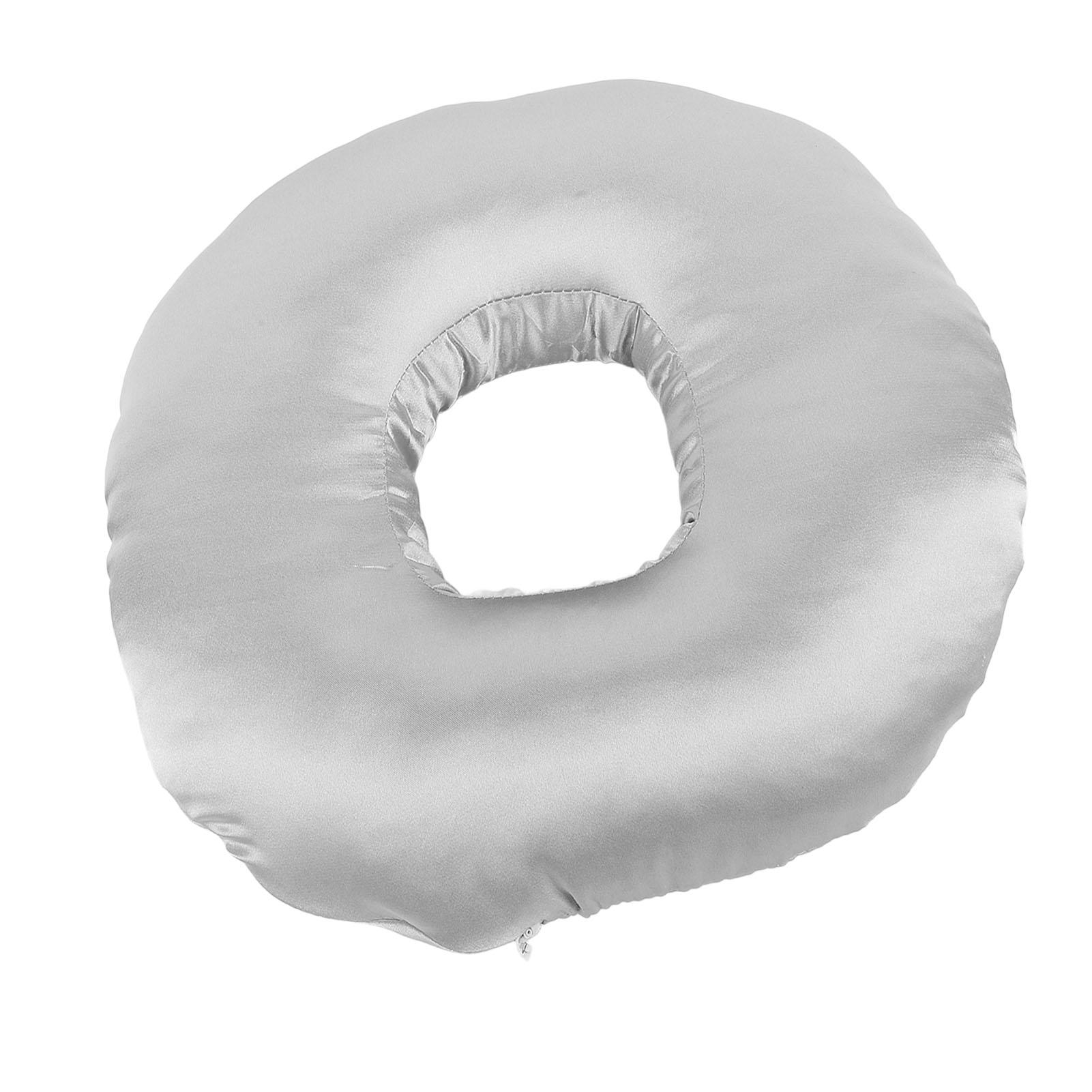 

Шовкова атласна подушка для вуха Подушка-бублик Подушка-захист для вуха Подушка для сну на боці для тих, хто спить на боці, з берушами та навушниками