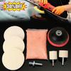 Neues 8x Ceroxid Glaspolier-Set Windschutzscheibe Filz Kratzentferner Pad P4A2