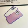 Premium Electroplated Cat Ear Anti-Drop Phone Case for iPhone 17 Pro Max, Compatible with iPhone 14-16