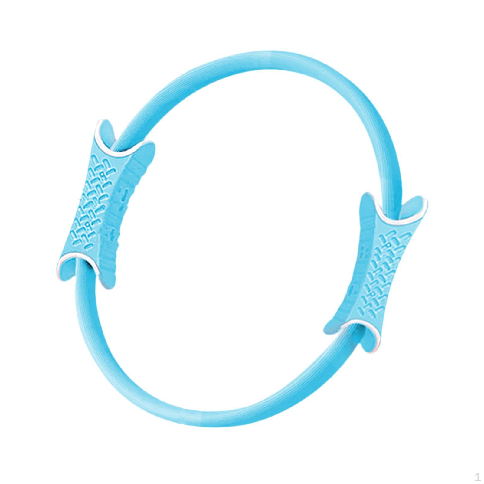 

Кольцо для пилатеса, фитнес-аксессуар, гибкое сопротивление, упражнения в помещении, подарок для начинающих синий