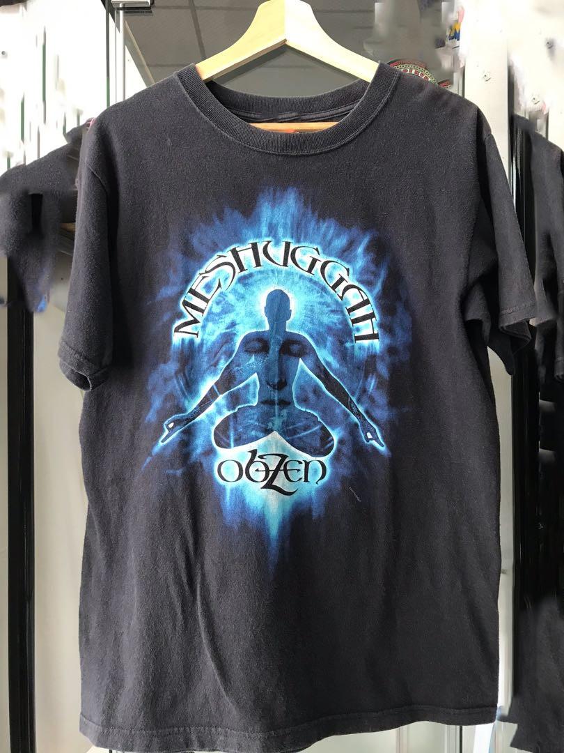 Rare Meshuggah Band Short Sleeve Cotton Black All Size Unisex T-Shirt XXXXL