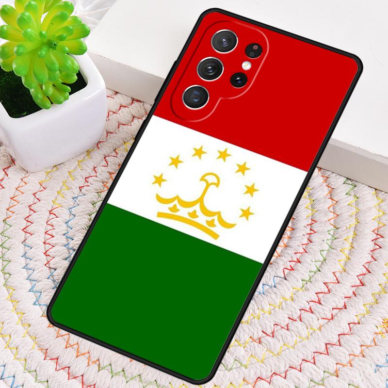 

Tajikistan Flag TPU Phone Case For Samsung Galaxy note 10 pro S26 S25 S24 S23 S22 Ultra Plus S21 FE S20 Shockproof Cover Galaxy S23+