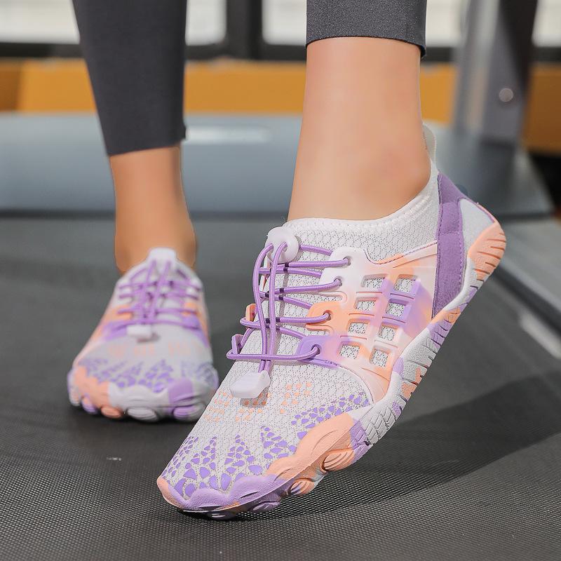 

Фитнес в помещении, потеря веса, обувь для прыжков со скакалкой, мужская и женская домашняя обувь для йоги с мягкой подошвой, бесшумная, нескользящая, амортизирующая обувь для бега 35