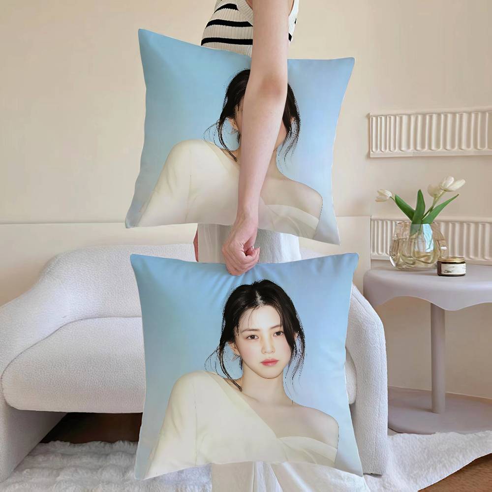 

Han So star Hee pillowcase, soft and comfortable, sofa cushion cover, suitable for all kinds of rooms and places 12x12Inch