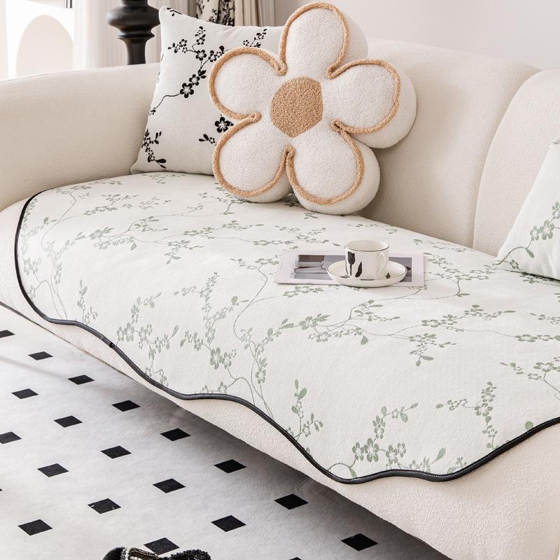 Special-Shaped Sofa Cushion Four Seasons Universal Irregular Non-Slip Cushion French Cream Style Sofa Cover Cloth