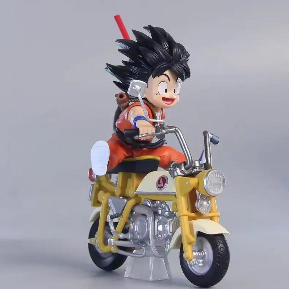 New 13cm Dragon Ball Z Anime Figures Figurine Locomotive Series Pvc Statue Collectable Motorcycle Roshi Goku Model Decoration Playthings