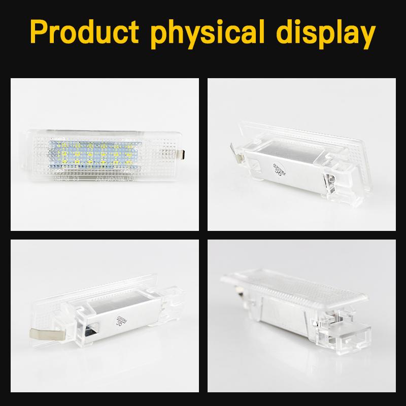 1pc/2pcs LED Trunk Light Luggage Compartment Lamps For Seat Cordoba 2002-2009 Altea 2004-up Altea XL 2006-2009 OEM#: 1KD947101