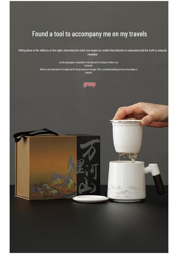 National Trend Creative Souvenir: Custom Logo High-End Business Anniversary Gift for Customers