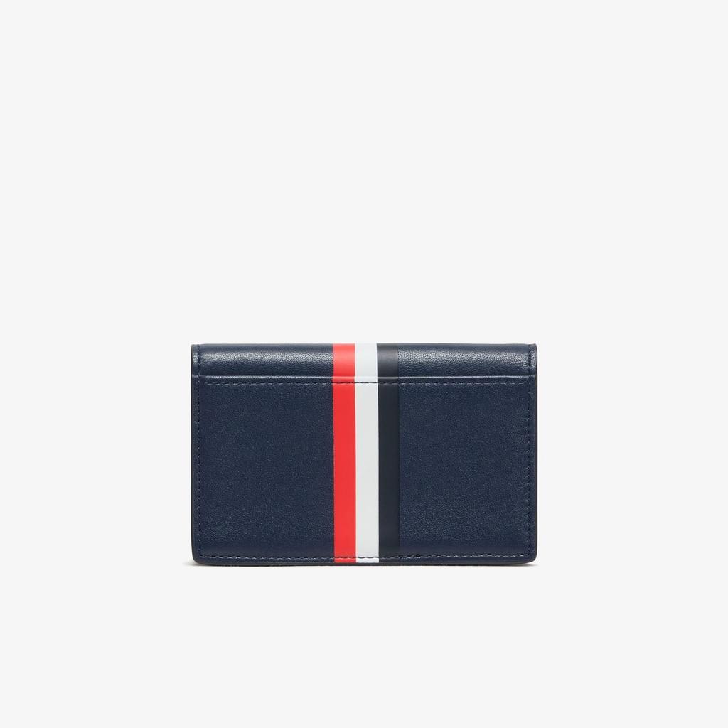 Lacoste Official Tricolor Print Leather Card Case NH1663KP02100