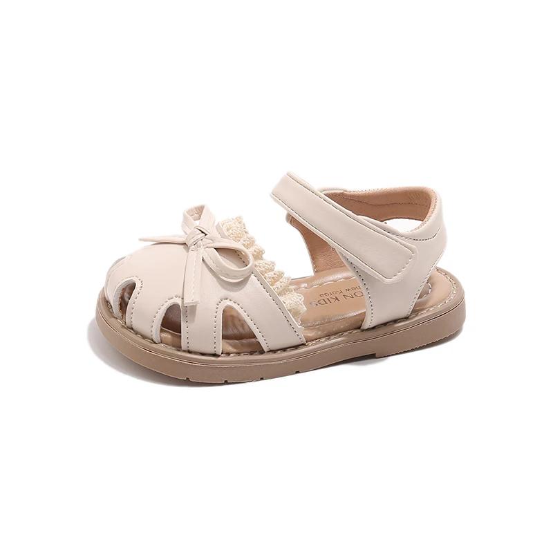 Children Summer Classic Girl Sandals Princess Lace Shoes Fashion Chic Ruffled Edge Kids Causal Hollow-out Sandals