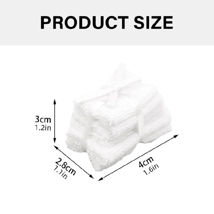Dollhouses Miniature Bath Towel Realistic 1/12 Scale for Realistic Bathroom Scene for Dollhouses Props