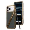Side Paste Open Ralph Pattern, Suitable for iPhone17PROMAX Electroplated Mobile Phone Case, Apple 16 Pen Slot Integrated Case